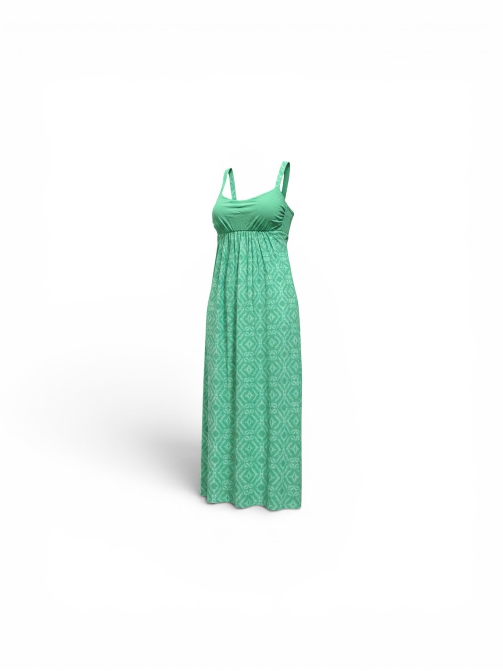 fresh produce Mint Green Patterned Maxi Dress
